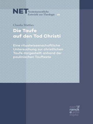 cover image of Die Taufe auf den Tod Christi